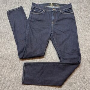 7 For All Mankind Slimmy Jeans Mens 33x34 Dark Wash Foolproof Denim